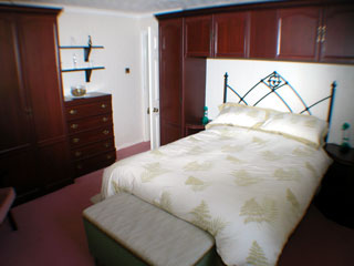 The master bedroom