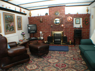 The cosy lounge.